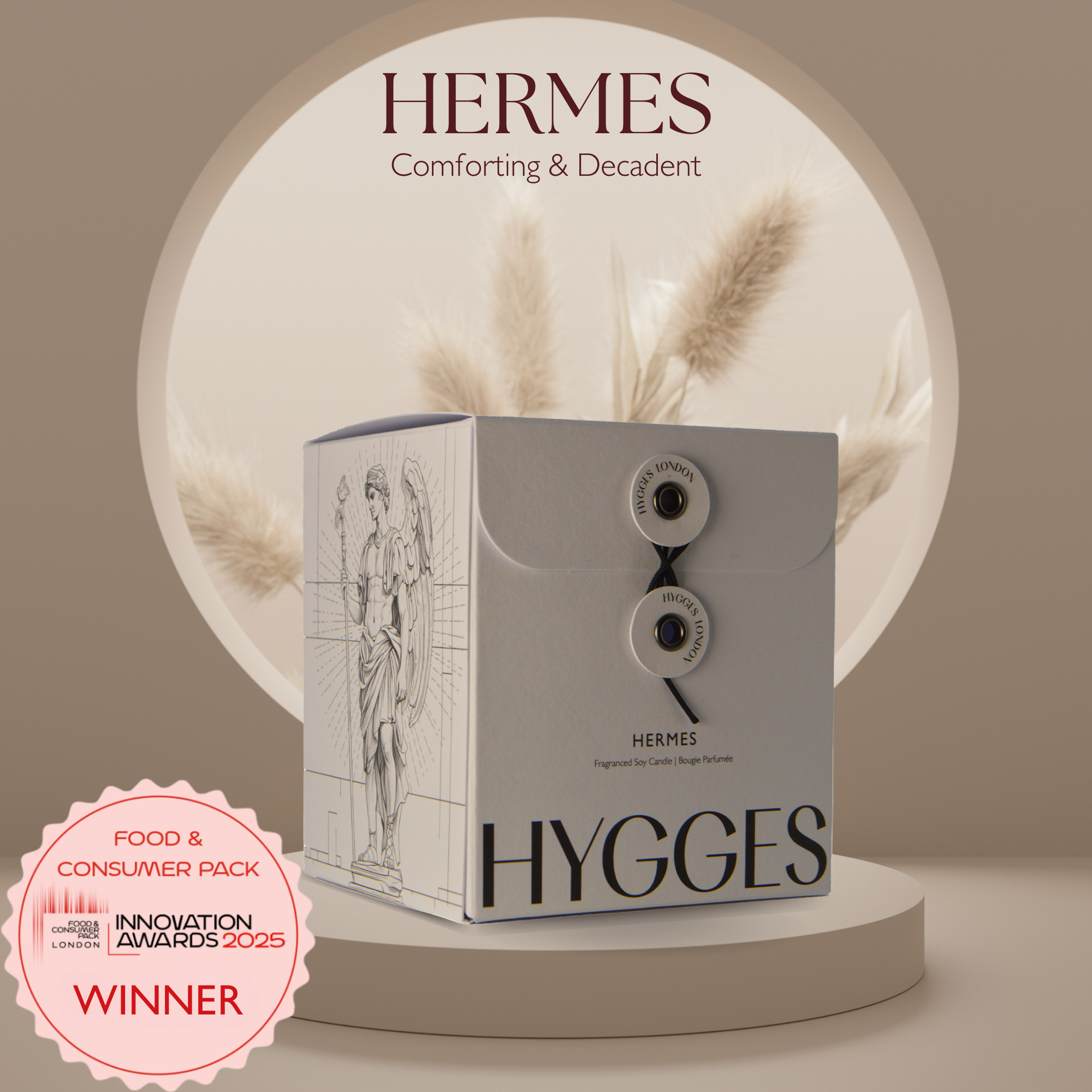 Hermes | Premium Soy Wax Candle – Hygges