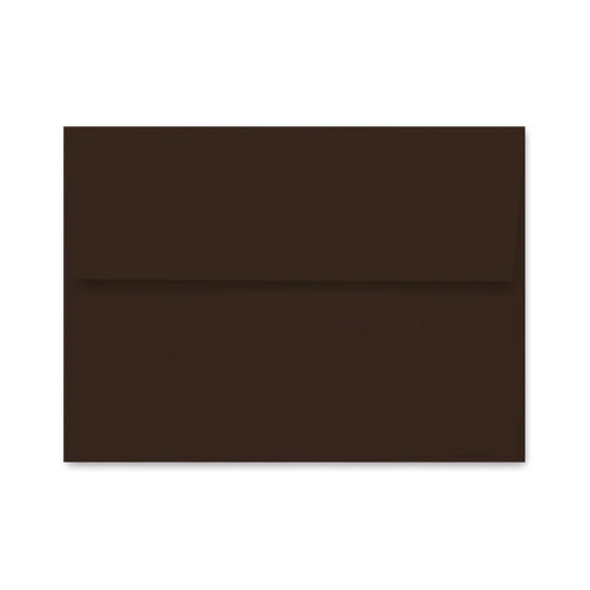 Bitter Chocolate | Premium Button & String Envelope + Blank White Card