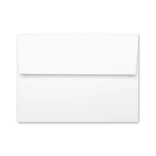 Bright White | Premium Button & String Envelope + Blank White Card
