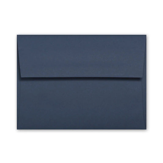 Cobalt | Premium Button & String Envelope + Blank White Card