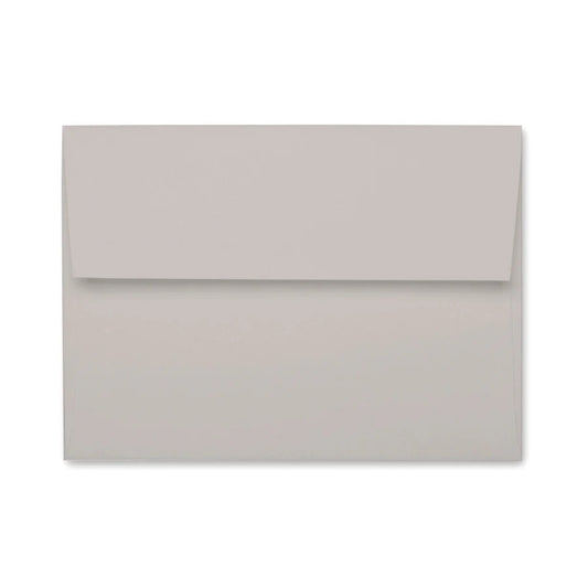Pale Grey | Premium Button & String Envelope + Blank White Card