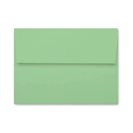 Park Green | Premium Button & String Envelope + Blank White Card