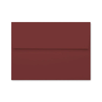 Scarlet | Premium Button & String Envelope + Blank White Card