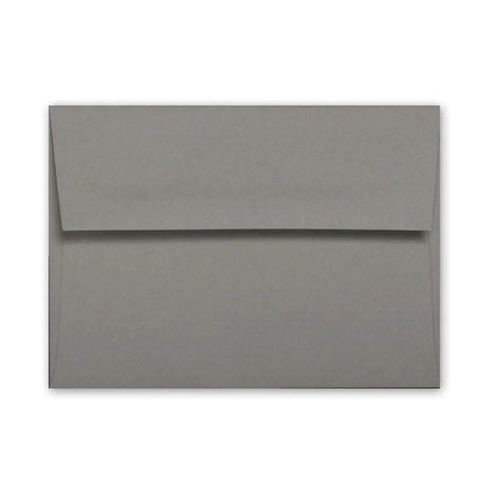 Smoke | Premium Button & String Envelope + Blank White Card