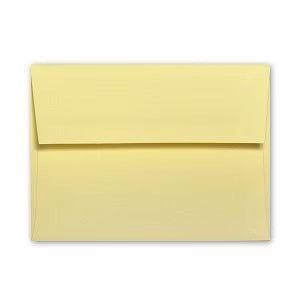 Factory Yellow | Premium Button & String Envelope + Blank White Card