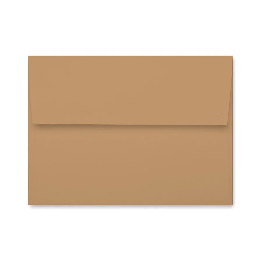 Stone | Premium Button & String Envelope + Blank White Card